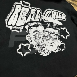 Men's Plus Size No <b>String</b> Oversized 3D Puff Printing Cropped <b>Top</b> Hoodie Custom Logo 340g Eco-Friendly 100% Cotton Fleece Knitted - Product Image 4