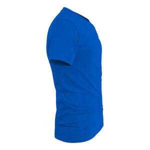 Fabricante profesional al por mayor último diseño Casual personalizado Color en blanco liso hombres camiseta para gimnasio y ropa de calle - Product Image 4