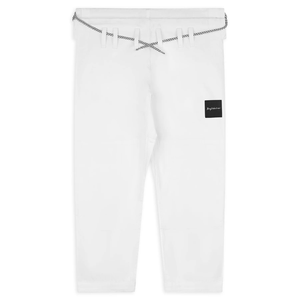 Pantalones de Jiu Jitsu Brasileño (BJJ) Blancos, Ligeros, de Algodón Ripstop, para Entrenamiento y Competencia - Product Image 1