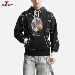 High Quality Oversized Custom Design Oversized Plain hoodies <b>men</b> <b>men's</b> hoodies Pullover Fashion Hoodies Made In Pakistan - Product Image 3