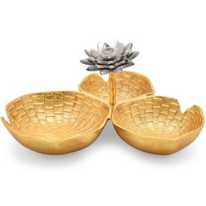 Bol à soupe et à pâtes en laiton antique et nickel, style vintage, écologique, de style américain, pour usage commercial - Product Image 1