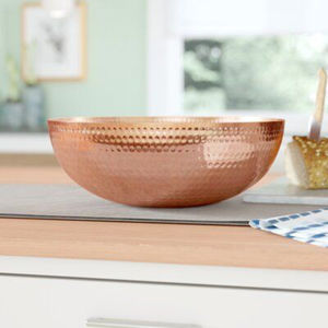 Cuenco de Cobre Premium para Decoración de Cocina y Servir Comidas, Agrega un Toque Rústico y Cálido a Cualquier Habitación o Mesa, Ambiente Fresco - Product Image 5