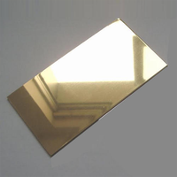 Revestimiento de fachada de espejo intacto Paneles de pared compuestos de aluminio Baño moderno Resistente al calor Clasificación de fuego flexible A2 ACP