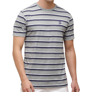 เสื้อยืดคอกลมทรงเข้ารูปสำหรับผู้ชาย ปี 2026 ผ้าฝ้ายคุณภาพสูง พิมพ์โลโก้ตามสั่ง เสื้อยืดผู้ชาย - Product Image 2