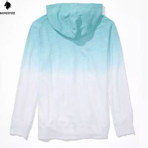 Custom Men's Vintage Washed Fleece French Terry Heavyweight Zipper <b>Jacket</b> Double Zip up Hood Crystal <b>Rhinestones</b> Solid Pattern - Product Image 2