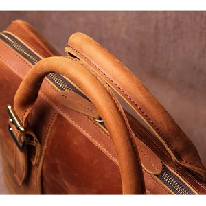 Custom Design OEM Accepted High Quality Premium Buffalo Crazy Horse Leather Laptop <b>Messenger</b> <b>Bag</b> <b>for</b> <b>Men</b> - Product Image 5