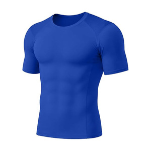 Men's <b>Compression</b> <b>Shirt</b>, Short Sleeve Athletic T <b>Shirts</b>, Quick Dry Slim Base Layer Undershirt for Gym Sports Workout - Product Image 6