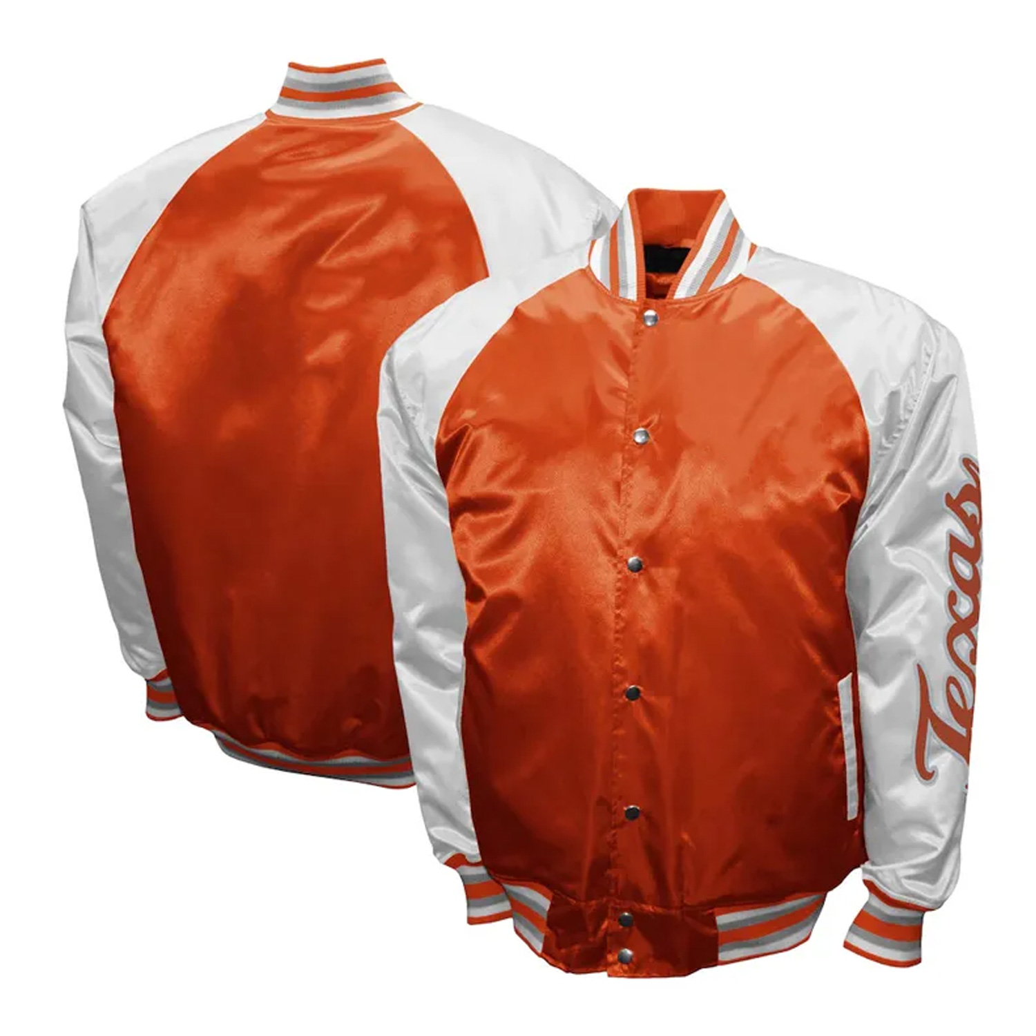 Varsity Jacket Orange Jacket Mens Fashion Stylish Red Monkey