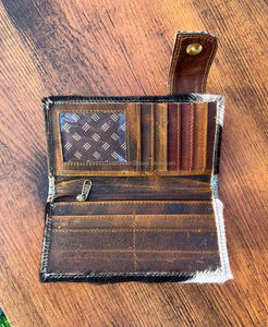 Nouveau véritable peau de vache fourrure cuir sculpture femmes portefeuille élégant coque de téléphone vente chaude Western Turquoise en relief en cuir embrayages - Product Image 6