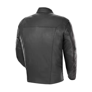 2024 Latest Hot Selling Fashion Men's Leather <b>Jackets</b>, Autumn <b>Suede</b> Black Color Men's <b>Jacket</b>, Simple Casual Leather Male <b>Jacket</b>. - Product Image 5