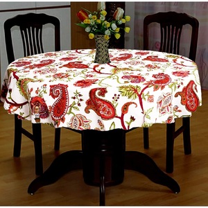 Beautiful Fruit Color linen Design 100% Organic Cotton Table Cloth with GOTS Certified Custom square Machine-Wash - Product Image 6