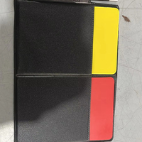 Équipement d'entraînement de football en gros : Carte rouge, carte jaune, carnet de notes pour arbitre de football, personnalisable et de haute qualité
