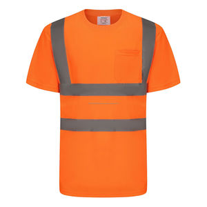 Camisetas Polo de Alta Visibilidad 100% Poliéster, Reflectantes, de Seguridad, para Trabajo y Construcción - Product Image 4