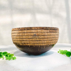 High Quality Engraving Logo Hand Carved Coconut Shell <b>Bowls</b> Smoothie Salad <b>Bowls</b> - Product Image 3