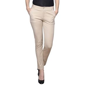 Femmes été XS taille décontracté coton Leggings taille mi-haute coupe régulière Double face poche bouton pli brodé respirant - Product Image 2