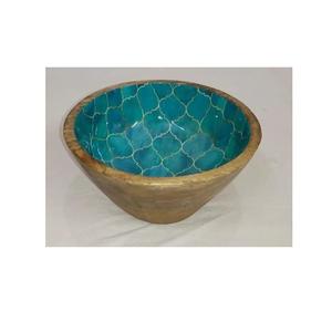 Elegante cuenco de madera para servir para hotel, ensaladera de forma ovalada de mesa de comedor de madera de acacia, cuenco para servir a la venta - Product Image 6