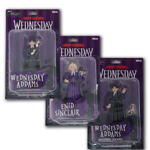 Set de 3 Figuras de Acción de Wednesday Toony Terrors de 6 Pulgadas, Nuevas, Modelo ODM para Coleccionar, Decorar, Accesorios de Anime en Caja - Product Image 1