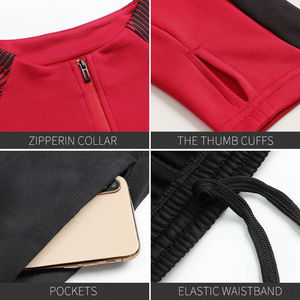 Chándal Deportivo Personalizado al por Mayor para Entrenamiento de Invierno, Unisex, Corte Regular, para Fútbol, 100% Poliéster Ecológico de Secado Rápido - Product Image 3