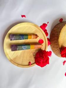 Mayorista SHIFAT Alta Calidad Siete Chakras Tallado Ágata Varita Obelisco Torre Piedra Artesanía Decorativa Feng Shui Pilar 4-6 Pulgadas - Product Image 2