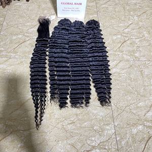 ผมคนพม่าเป็นลอนผมหยิกผมหยิกผมคนบริสุทธิ์จากเจอร์รี่อินเดีย - Product Image 2