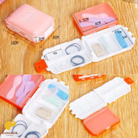Boîte à pilules Portable à 8 compartiments, petit organisateur de pilules de voyage hebdomadaire, distributeur de boîte à pilules de poche pour sac à main vitamine thaïlande