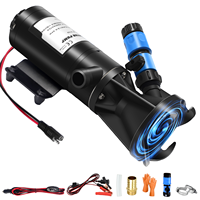 La pompe à eaux usées RV la plus populaire en Amérique du Nord 45LPM/12GPM 24V DC pompe à eau noire macérateur portable pompe de remorque