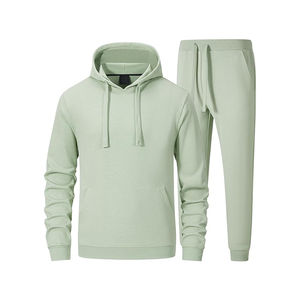 Sudadera con Capucha Personalizada de Alta Calidad para Hombre, Conjuntos Deportivos de Felpa 100% Algodón, Casuales, Lisos, con Logotipo Personalizado - Product Image 1