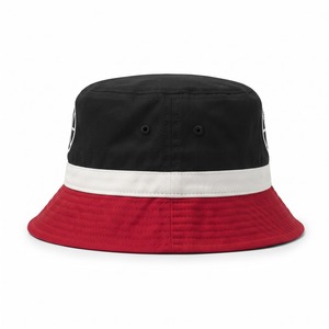 Sombrero de cubo personalizado con bloques de color, de sarga de algodón, con emblema bordado, estilo baloncesto y streetwear, venta al por mayor OEM - Product Image 3