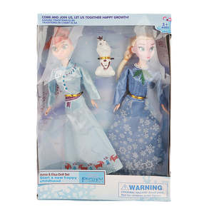 ชุดตุ๊กตาอันนาและเอลซ่าจากภาพยนตร์โฟรเซ่นของโอลาฟ - สีฟ้า - Product Image 3