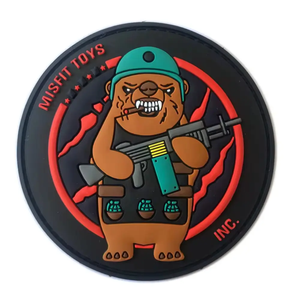 Kivotech Parches de Goma de PVC para Ropa, Parches de PVC Suave Hechos a Medida con Logotipo de Goma Cosida y Planchada en 3D - Product Image 1