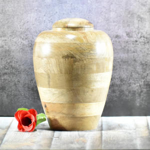 โกศเผาไม้สำหรับผู้ใหญ่,โกศใส่เถ้ากระดูกสำหรับงานศพโกศไม้รักษาเถ้าถ่านใหม่ - Product Image 5