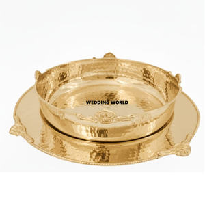 Bol à chocolat plaqué or de luxe, forme ronde, bol à bonbons de table, taille personnalisée, décoratif, nouveau bol à chocolat - Product Image 2