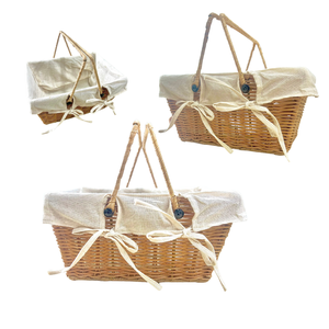 Paniers en rotin multifonctionnels Styles super chauds pour les cadeaux et la décoration, expédition à l'échelle nationale - Product Image 1