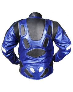 Blouson en cuir pour homme, style motard, respirant, qualité supérieure, couleur personnalisable, fermeture éclair, faible MOQ - Product Image 4