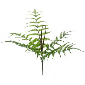 Vendita calda vivide piante finte realistiche 71cm 20 foglie di <span class=keywords><strong>felce</strong></span> in pelle di seta mazzetto di foglie verdi artificiali per la laurea pasqua - Product Image 6