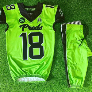 Pantalones de fútbol para hombres de alta calidad al por mayor uniformes de fútbol americano profesional pantalones cortos acolchados uniformes de fútbol personalizados - Product Image 1