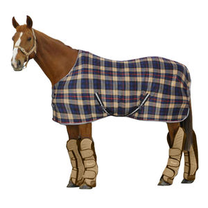 El mejor precio en la nueva colección Zebra Check Winter Standard Neck Horse Fleece Stable Rug - Product Image 5