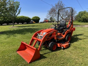 Tracteur Mini Kubota BX25D d'occasion de haute qualité avec tondeuse attachée, tracteur à roues avec composants de moteur principaux à vendre - Product Image 4