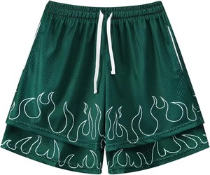 Pantalones cortos de malla transpirable para hombre sublimación impresa gráfico personalizado High Street Premium secado rápido entrenamiento Gymwear al por mayor - Product Image 3