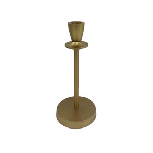 Bougeoir conique en métal décoratif enduit noir pour bougeoirs de décoration de vaisselle de maison et de mariage - Product Image 4