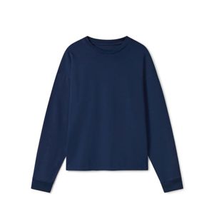 เสื้อโปโลลายเรียบสำหรับผู้ชาย, เสื้อโปโลแขนยาวเสื้อยืดเฮนลี่ย์มีสไตล์และเหมาะสำหรับเสื้อบาร์ยาวของผู้ชายแบบลำลอง - Product Image 1