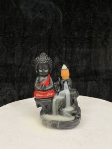 Atest-Quemador de incienso de resina de Buda, diseño de 2023 H, hecho a mano - Product Image 5