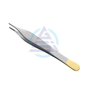 Pinzas para trasplante de cabello, pinzas Adson, pinzas médicas quirúrgicas TC para pulgar, pinzas - Product Image 1