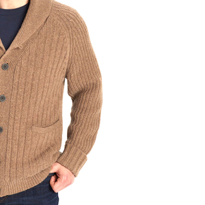 Venta al por mayor 100% cárdigan de algodón para hombre de alta calidad con el último diseño tejido botón bordado decoración para el invierno - Product Image 5