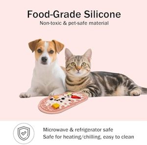 Alfombrilla de silicona calmante para mascotas, alimentador lento que reduce la ansiedad, mejora la digestión, apta para lavavajillas, diseño duradero - Product Image 3