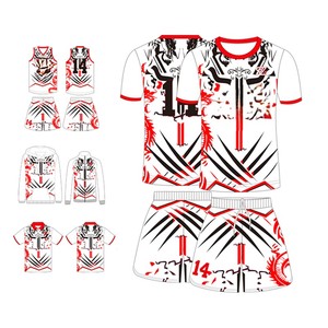 เสื้อฟุตบอลเยาวชนแฟชั่นชุดฟุตบอลปรับแต่งสีขาวดำชุดฟุตบอลเจอร์ซีย์ฟุตบอล - Product Image 3