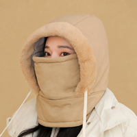Balaclava d'hiver personnalisée en polaire, protection des oreilles, masque facial, cache-cou unisexe