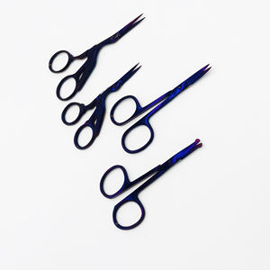 Ciseaux à ongles à cuticules pour manucure en acier courbé autoclavable et lavable avec lame en acier inoxydable durable - Product Image 4