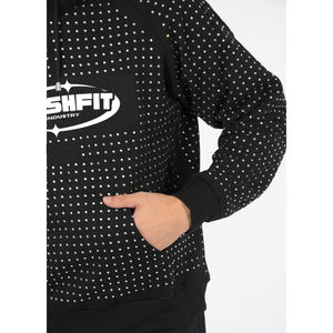 เสื้อฮู้ดแฟชั่นสไตล์สตรีทแวร์มีฮู้ดสำหรับผู้ชายผ้าฝ้าย100% โอเวอร์ไซส์ออกแบบโลโก้ได้ตามต้องการ - Product Image 3