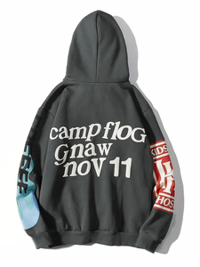 Sudaderas con capucha de manga larga más vendidas para mujer, sudaderas hechas a medida con cuello con capucha para adultos - Product Image 4